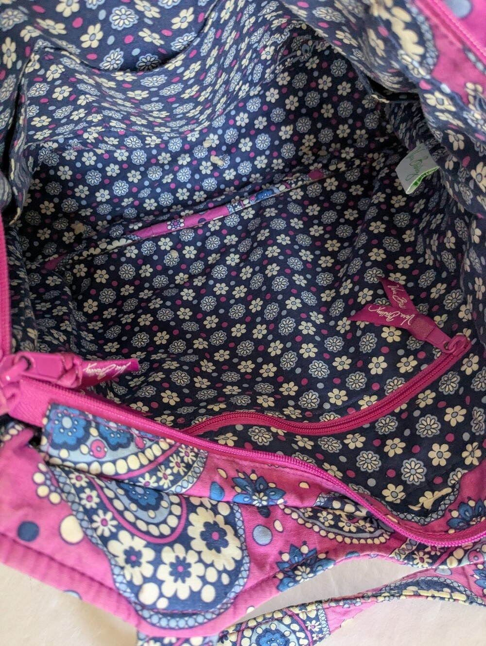 Vera Bradley Boysenberry Tote Bag - Picture 12 of 15